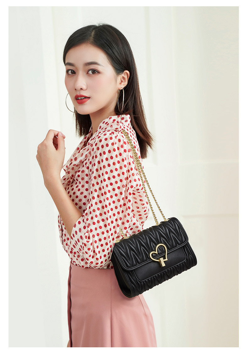2025 New Genuine Leather Womens Bag  Quilted Crossbody Handbag